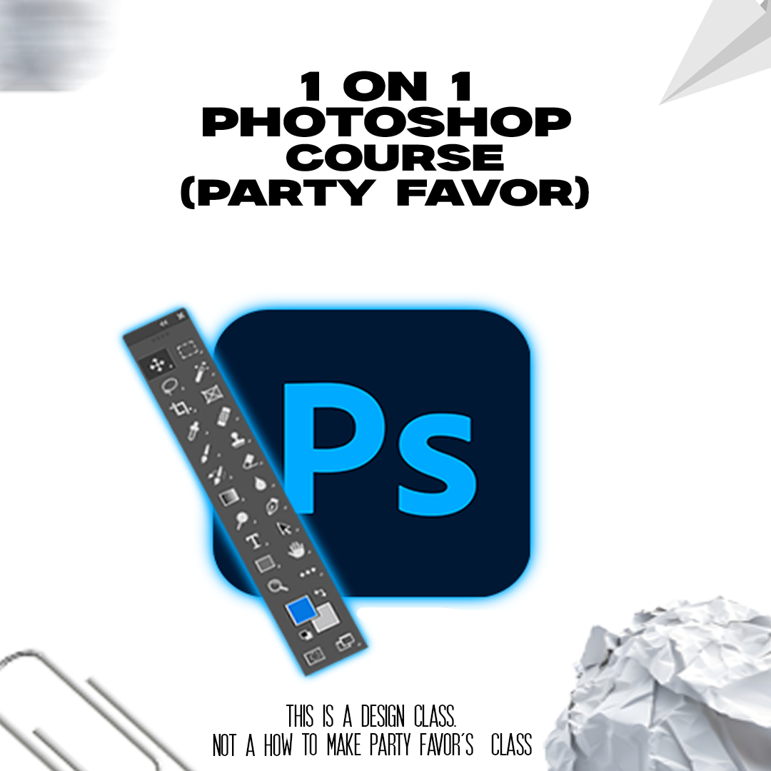 PARTY FAVOR PHOTOSHOP DESIGN