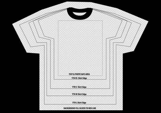 FREE YOUTH SHIRT TEMPLATE